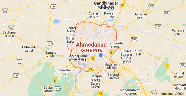Ahmedabad Map Image
