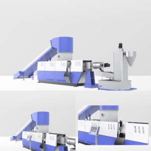 Cutter Compactor Plastic Recycling Machine (3 IN 1 CUTTER COMPACTOR PLANT)-Collage-VS Engineers