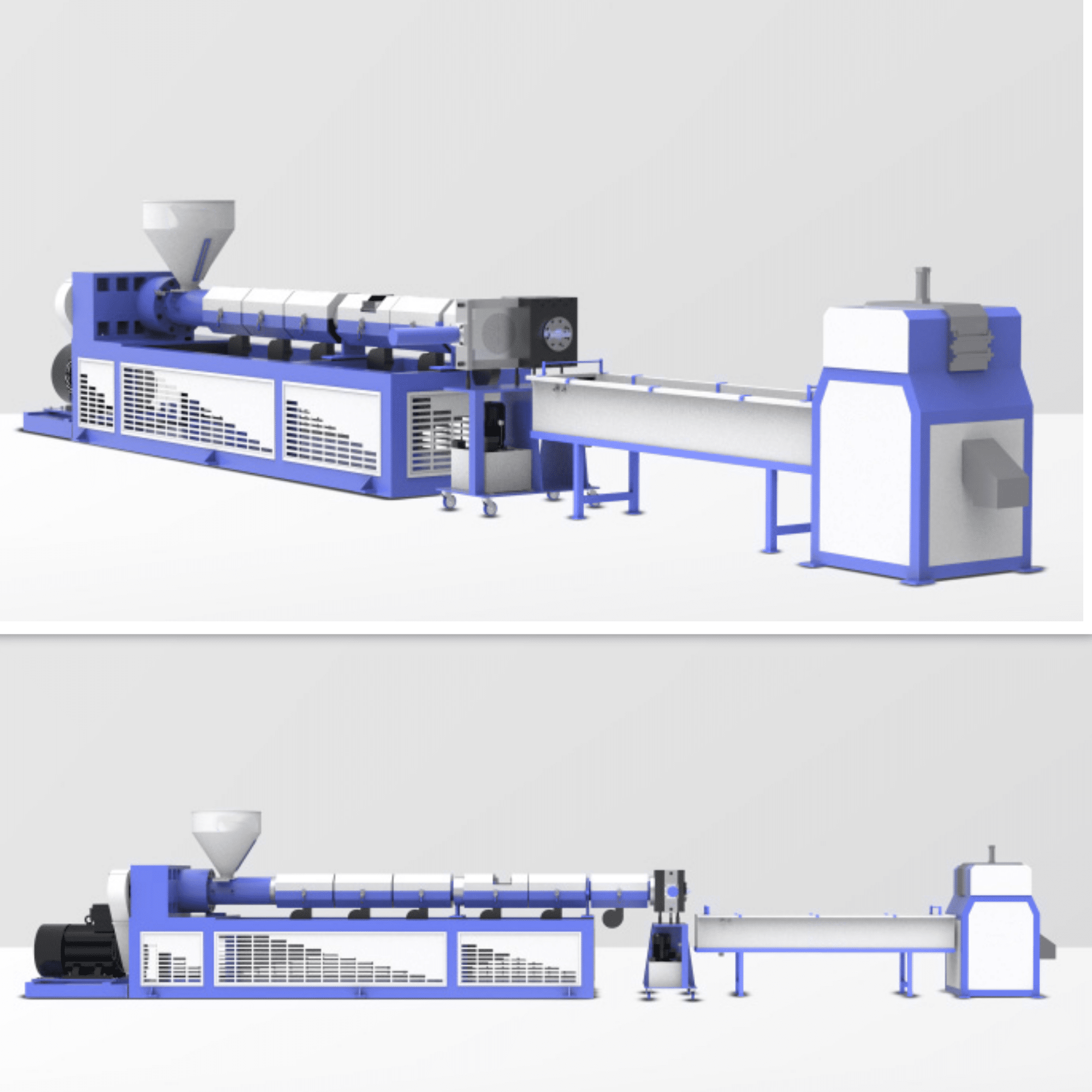 Extruder With STRAND PELLETIZER (Top Feeder)-Collage-VS Engineers