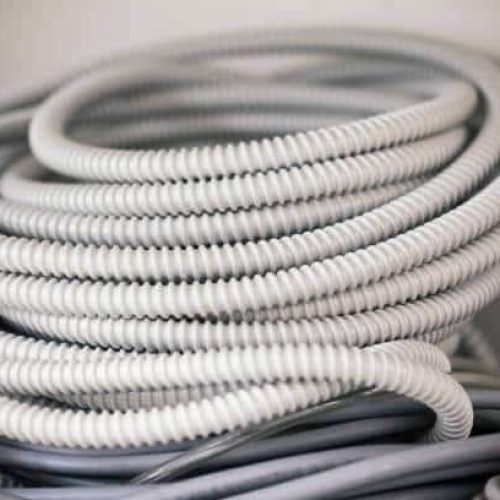 PVC Plastic Reinforced Pipe Production Line Application 3